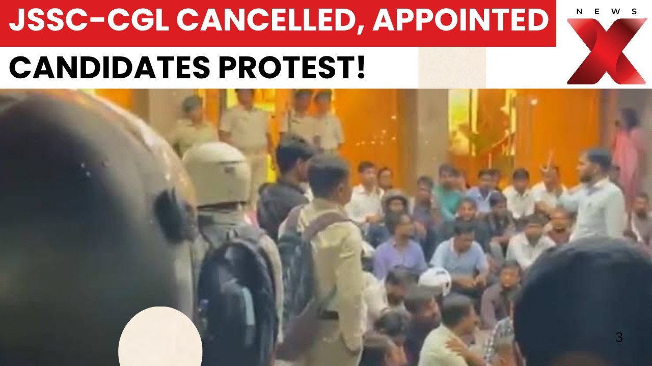 JSSC-CGL Cancellation Sparks Fresh Protest: Appointed Candidates Demand Justice in Ranchi