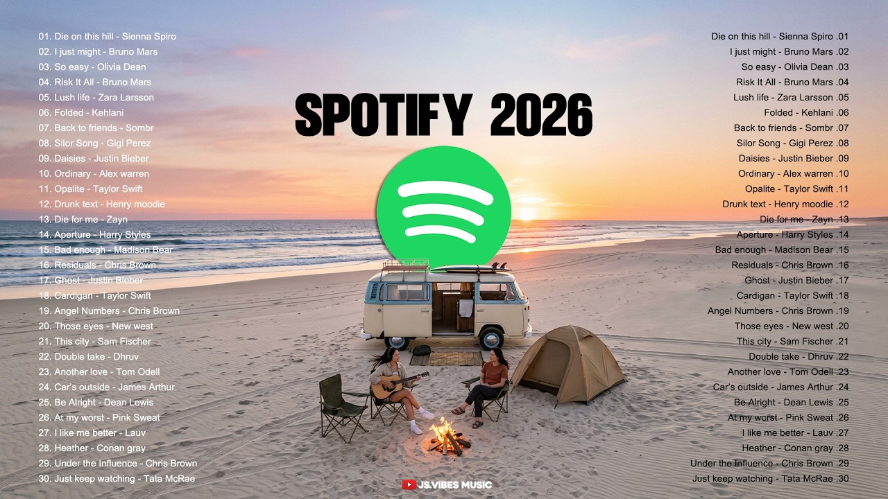 🌿Best 100 Trending Music Spotify 2026 || Top Healing English Songs ~ Chill Vibes Music Playlist 2026
