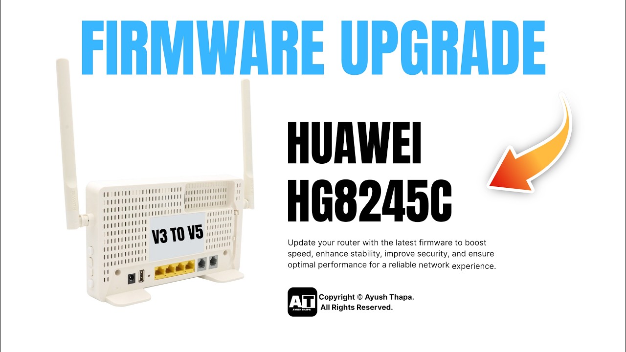 Huawei HG8245C Firmware Upgrade V3 to V5 | Step-by-Step Update Guide (Working Method)