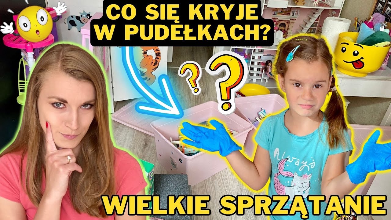 Robimy porządki w pokoju Oliwii😱 Co ciekawego znalazłyśmy w pudłach?💖
