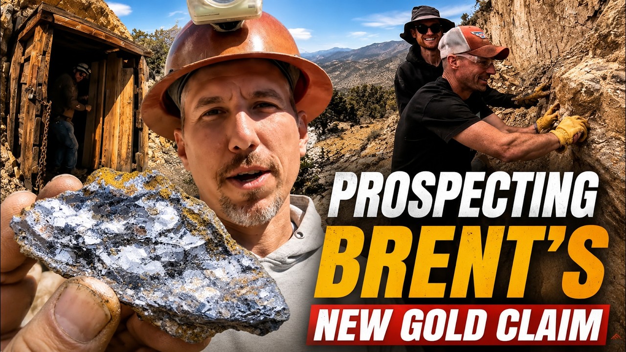 How Much Gold Is In Brent's New Claim?! Gold Prospecting at Cerro Gordo!