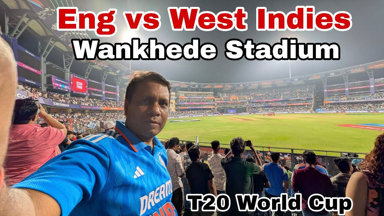Eng vs West Indies Wankhede Stadium match experience.