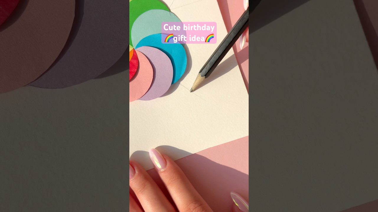 Cute birthday gift idea🌈💕