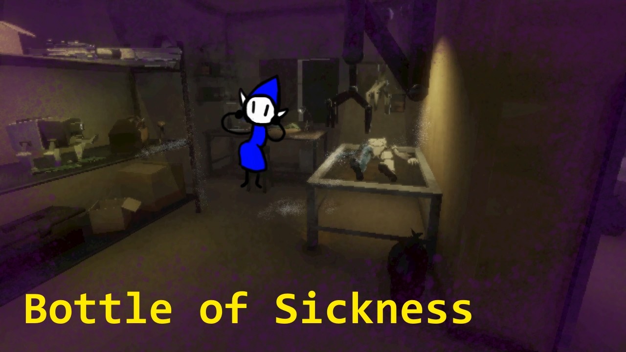 Clean the robot Shinji || Bottle of Sickness