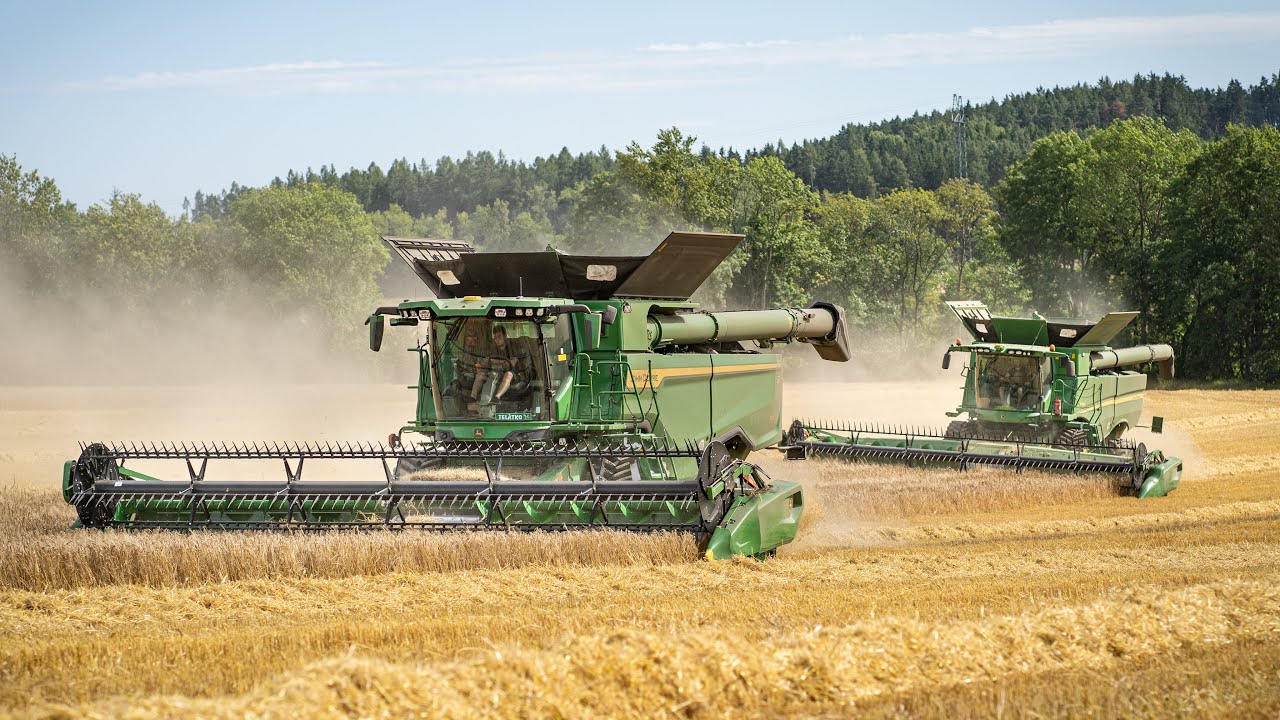 Žně 2025 🌾😍 |  John deere  S7 800 & S790i