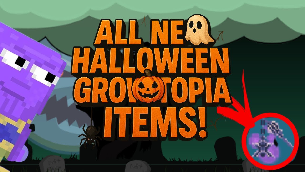 You WON&rsquo;T Believe These NEW HALLOWEEN ITEMS in GROWTOPIA!  (Better than Rayman??)