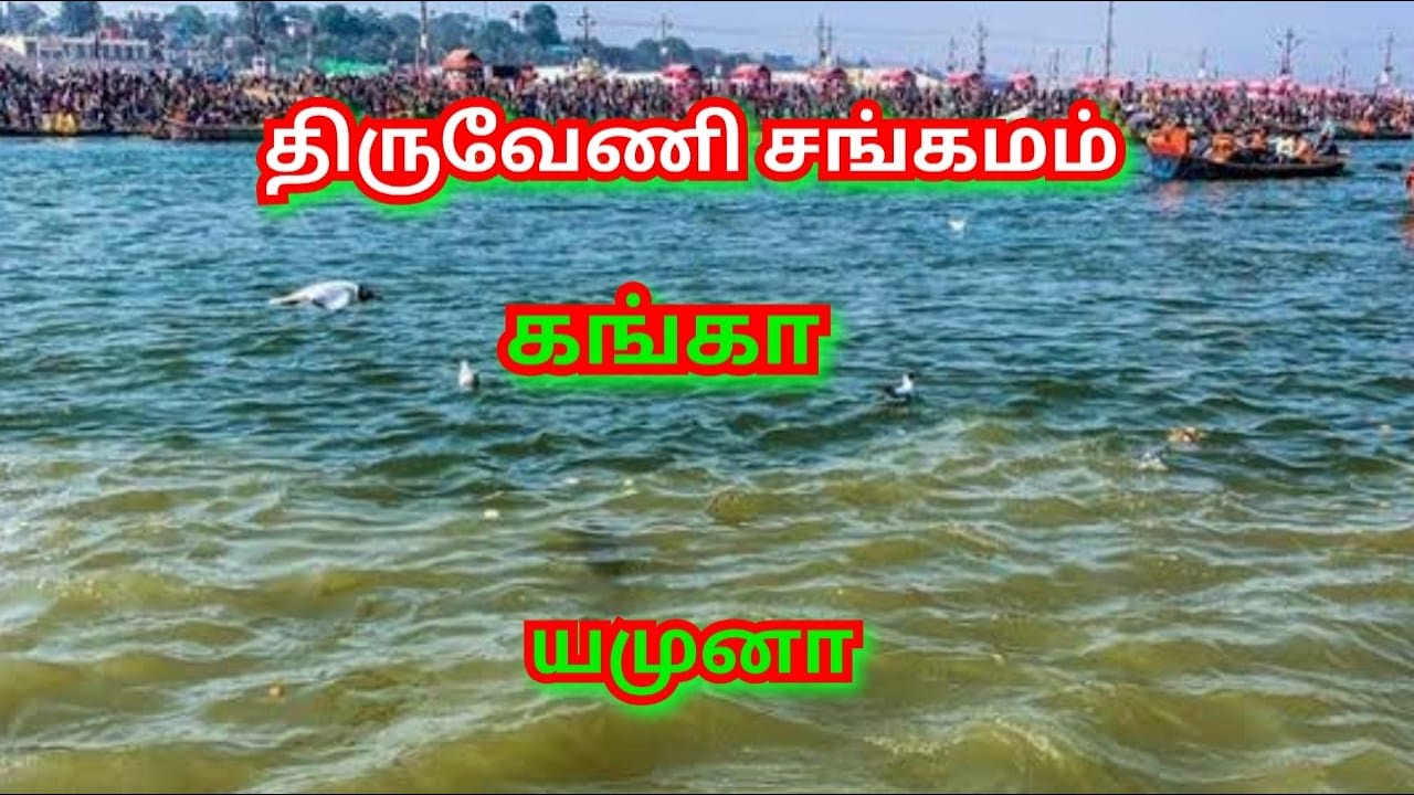 Triveni Sangam Allhabad Prayagraj திருவேணி சங்கமம் பிரயக்ராஜ்