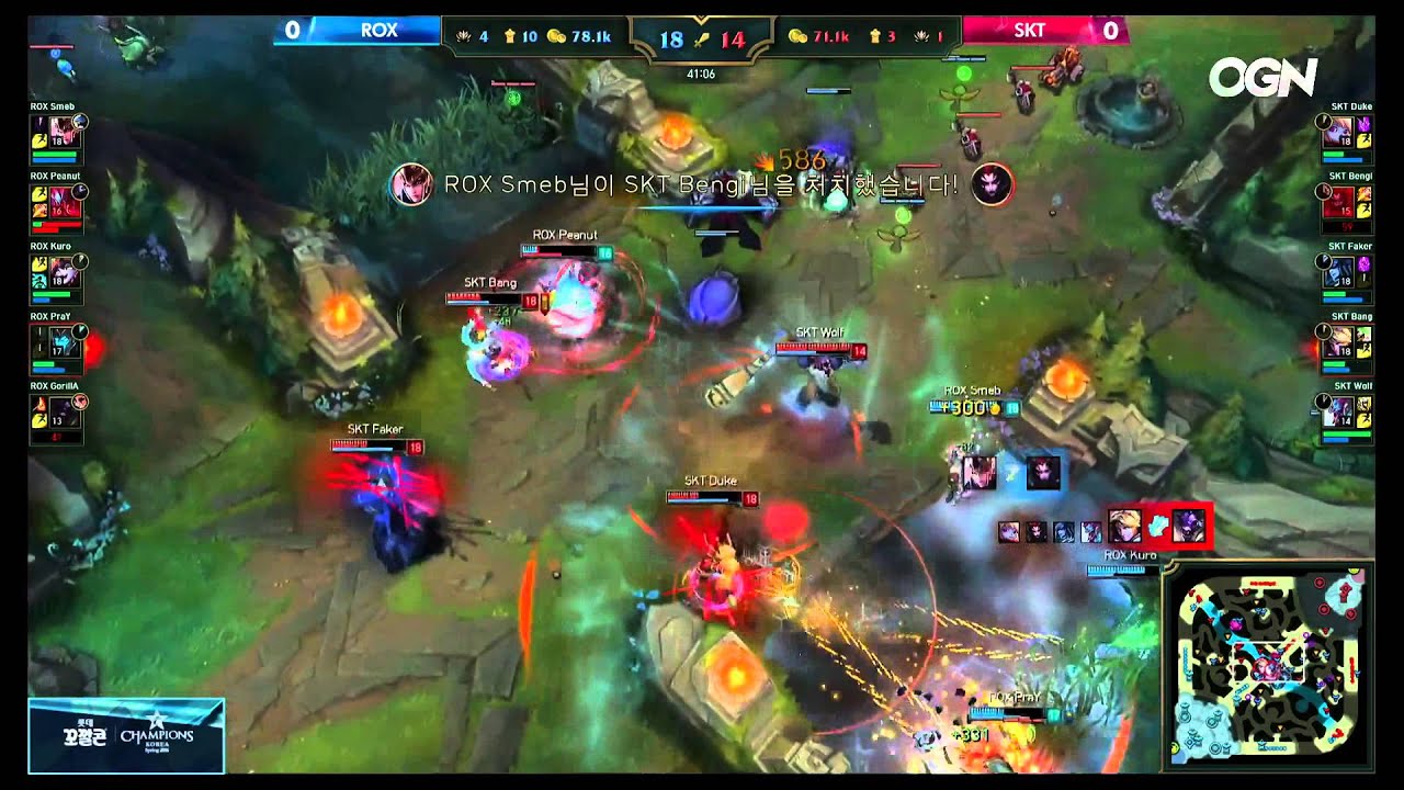 ROX vs SKT - Back to Back Quadrakills and Comeback