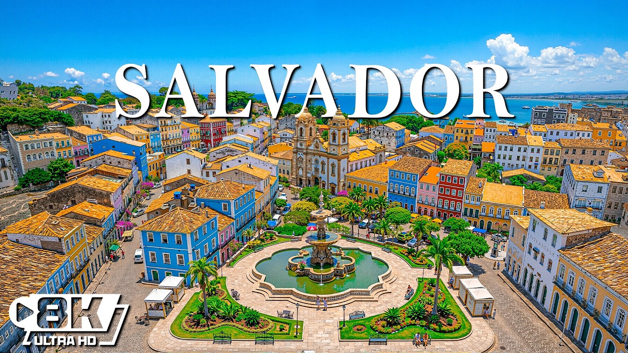 Salvador 8K UHD – Lost in a Paradise of Blue Seas and Charming Colonial Architecture