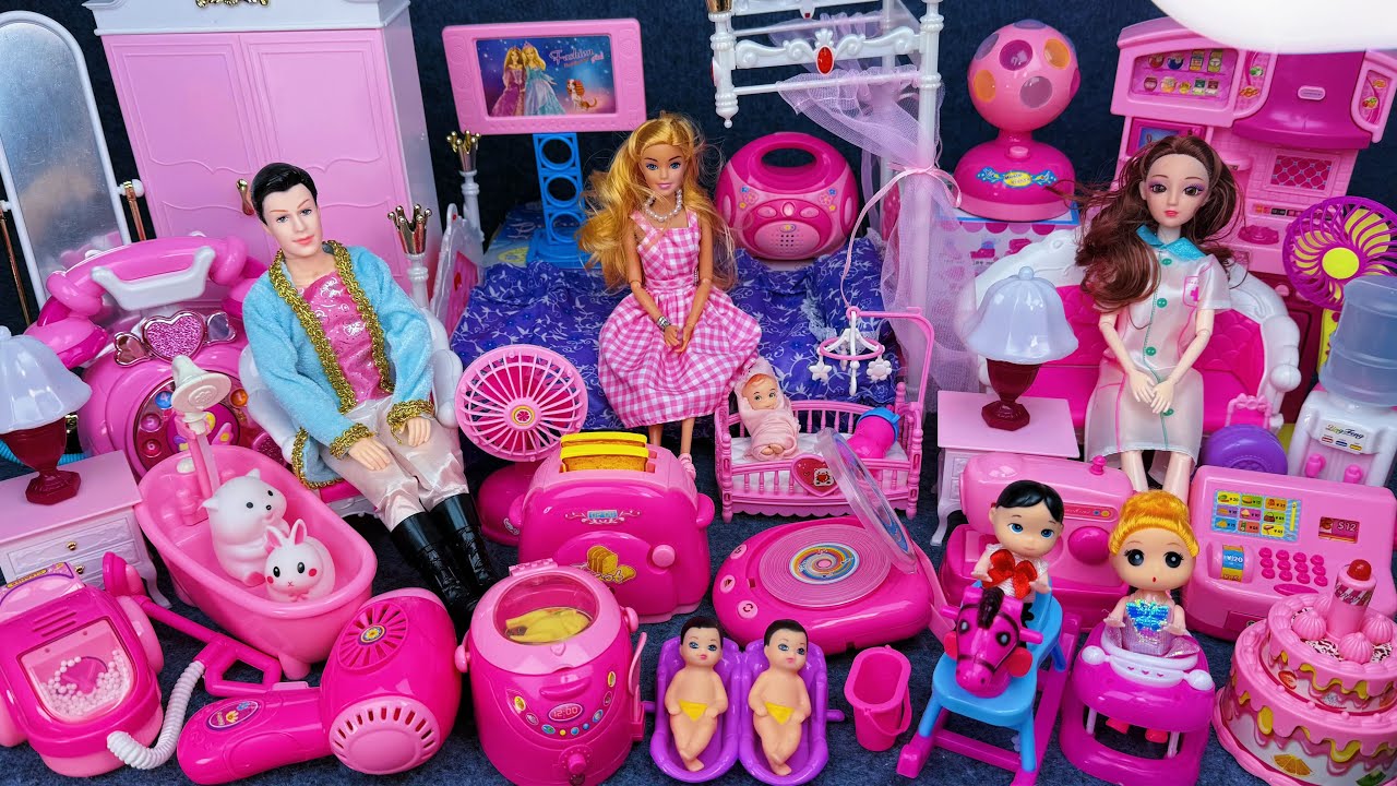 17 Minutes Satisfying with Unboxing Cute Princess House Toys Unboxing Review | ASMR