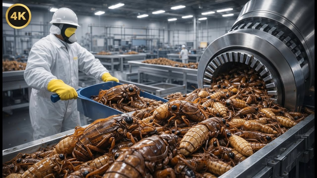 Inside the World’s Largest Insect Protein Factory: How Millions of Bugs Become Food