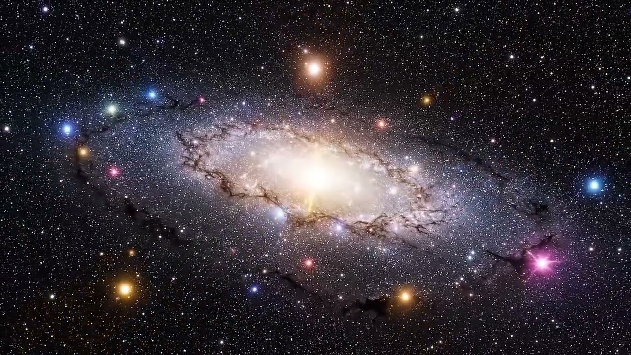 Calming Space Sounds for Deep Sleep & Meditation 