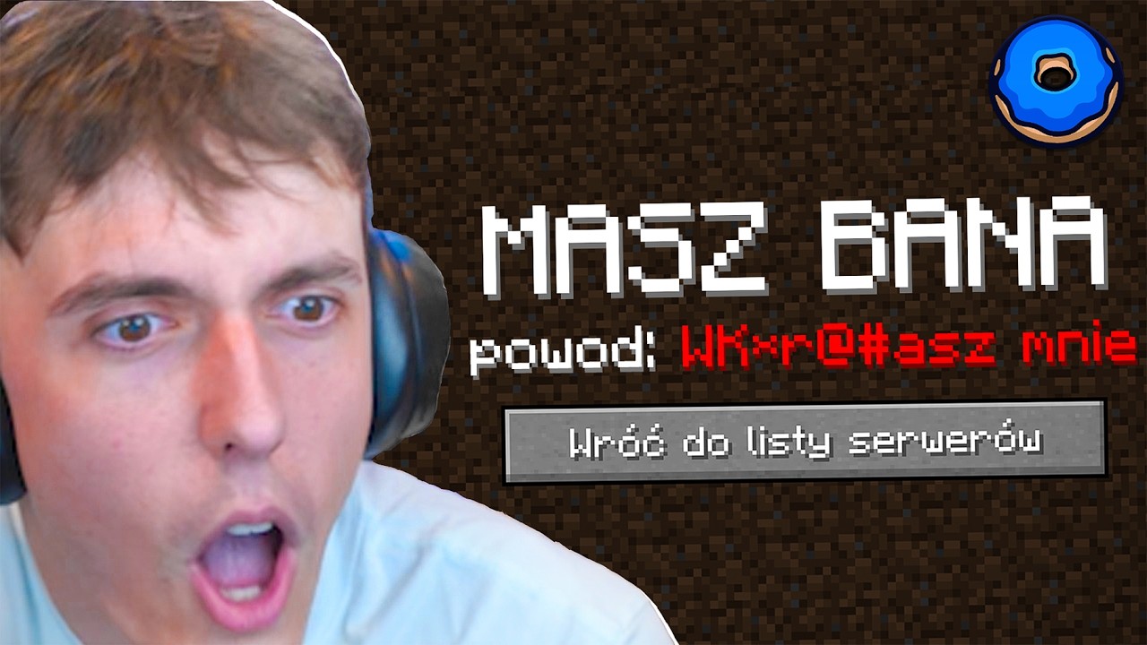 Jak DOSTAŁEM BANA na DONUT SMP?