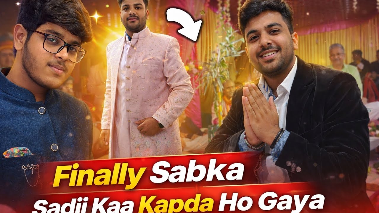 Finally Sabka Sadiii Ka Kapda Done Hua 😟😟