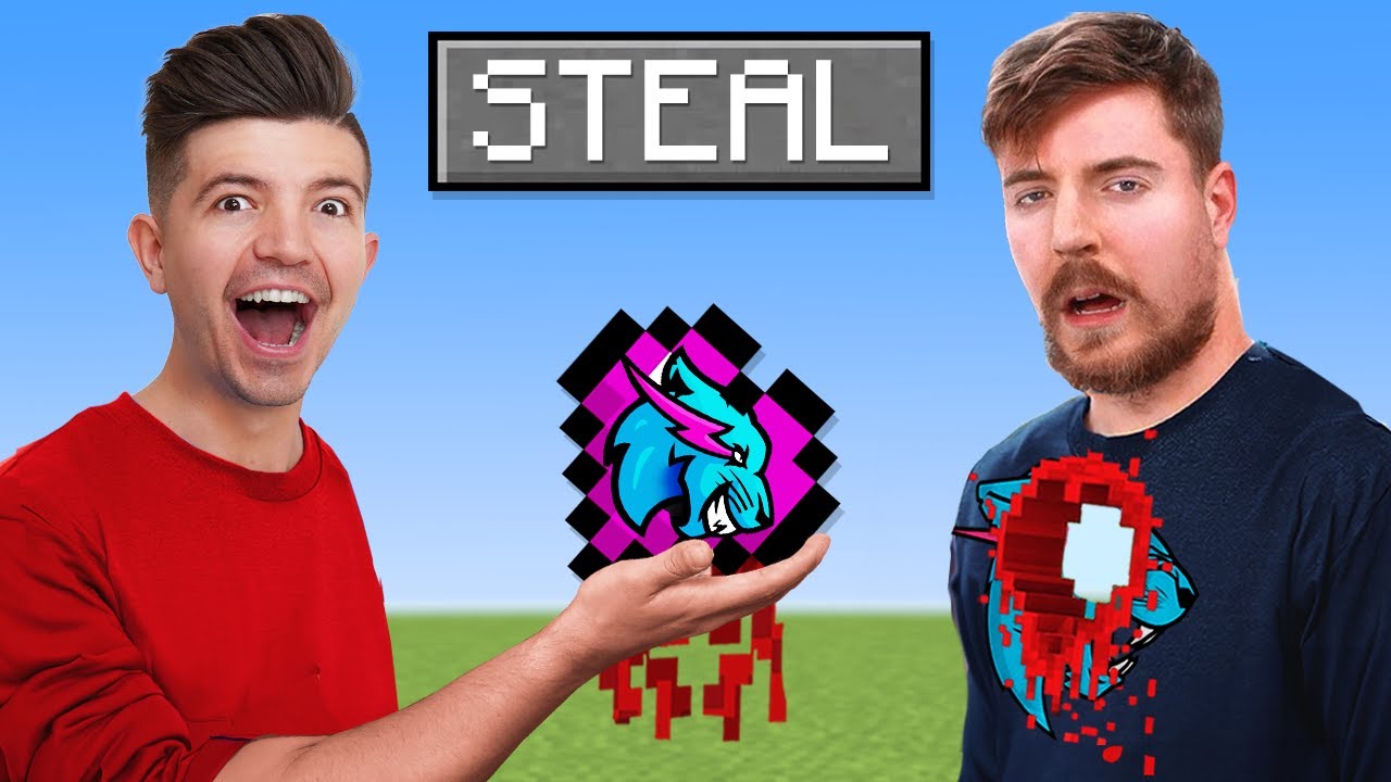 Minecraft But There's YOUTUBER Hearts