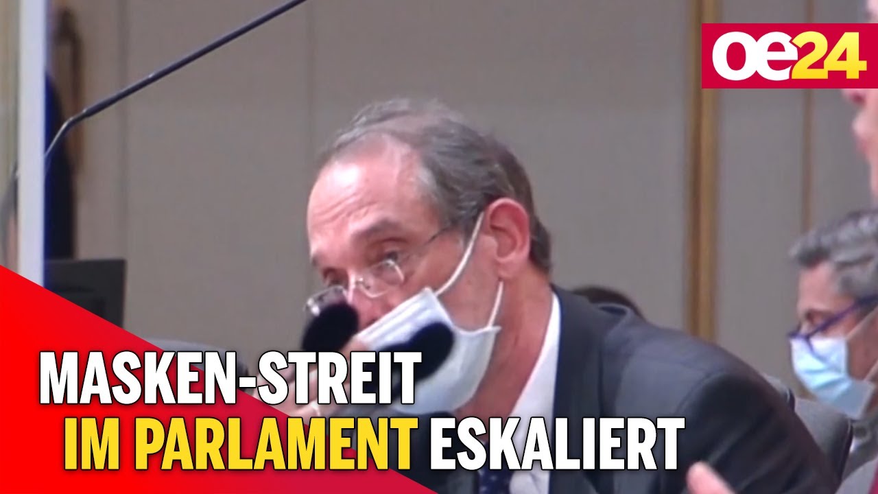 Masken-Streit im Parlament eskaliert