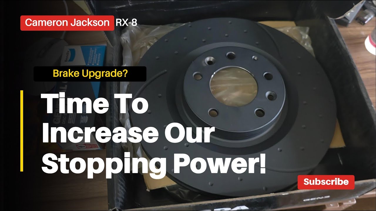 RX-8 Front Slotted Brake Rotor Upgrade