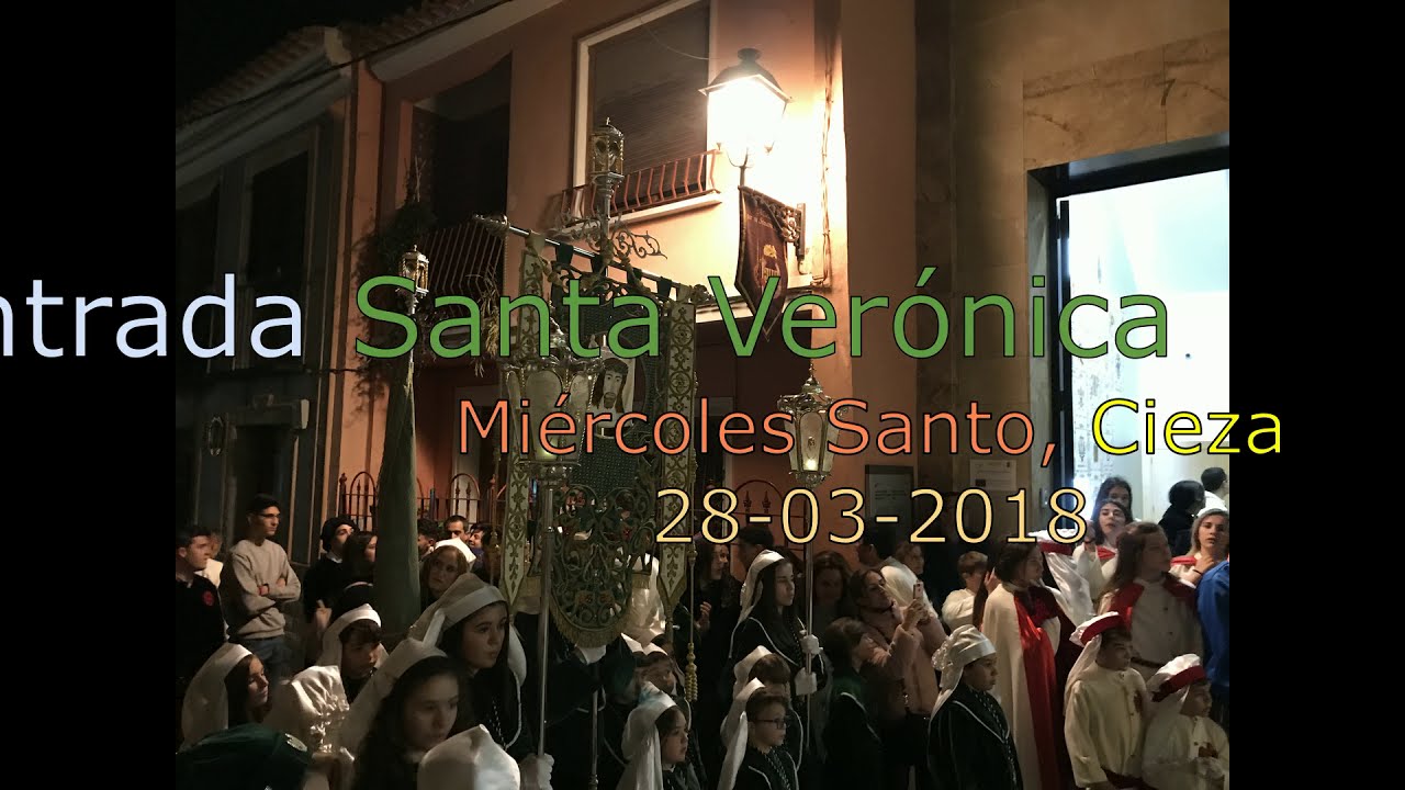 Entrada Santa Verónica, Miércoles Santo Cieza 2018
