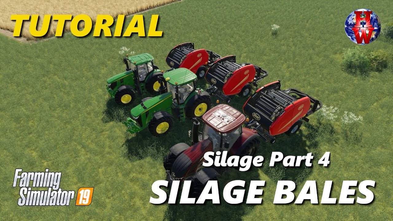 Тюки силоса &mdash; Farming Simulator 19 &mdash; Учебное пособие по силосованию FS19