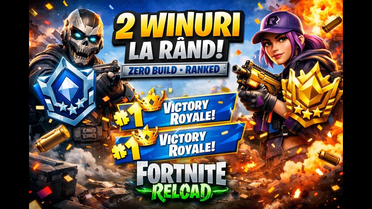 🏆Back to Back Wins in Ranked! [] Fortnite Reload Zero Build
