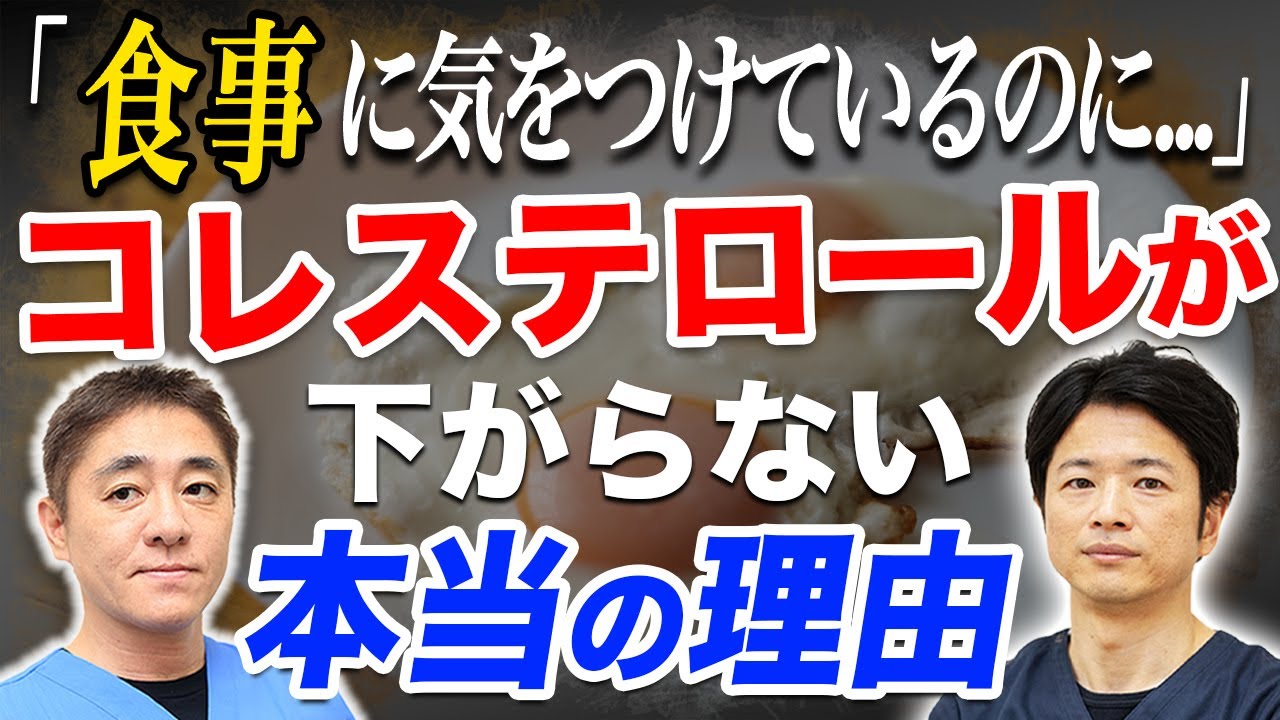 【コレステロール値が気になる方必見!!】手軽に取り入れられる食事を胃腸のプロが徹底解説します。対談企画 教えて平島先生 秋山先生 No259