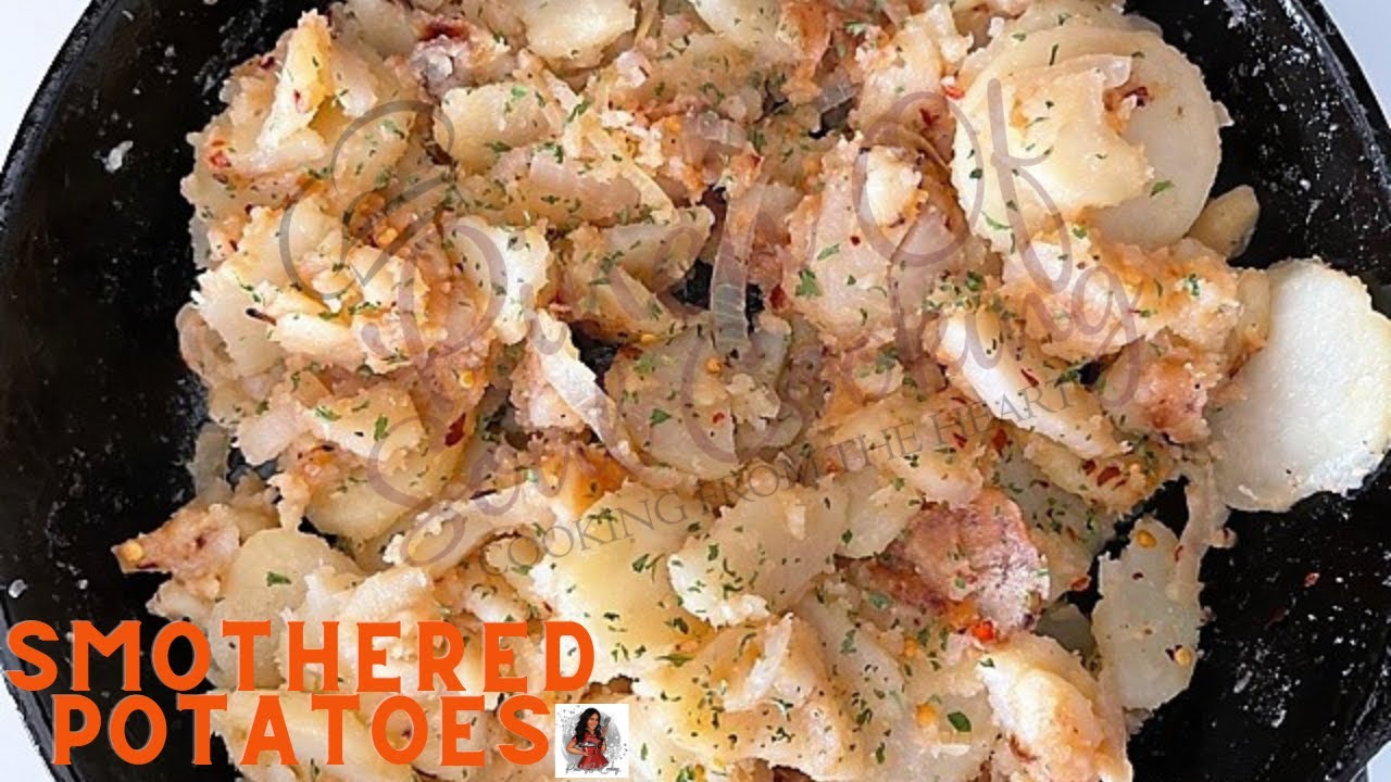 How to make Homemade Smothered Potatoes I Easy Smothered Potatoes