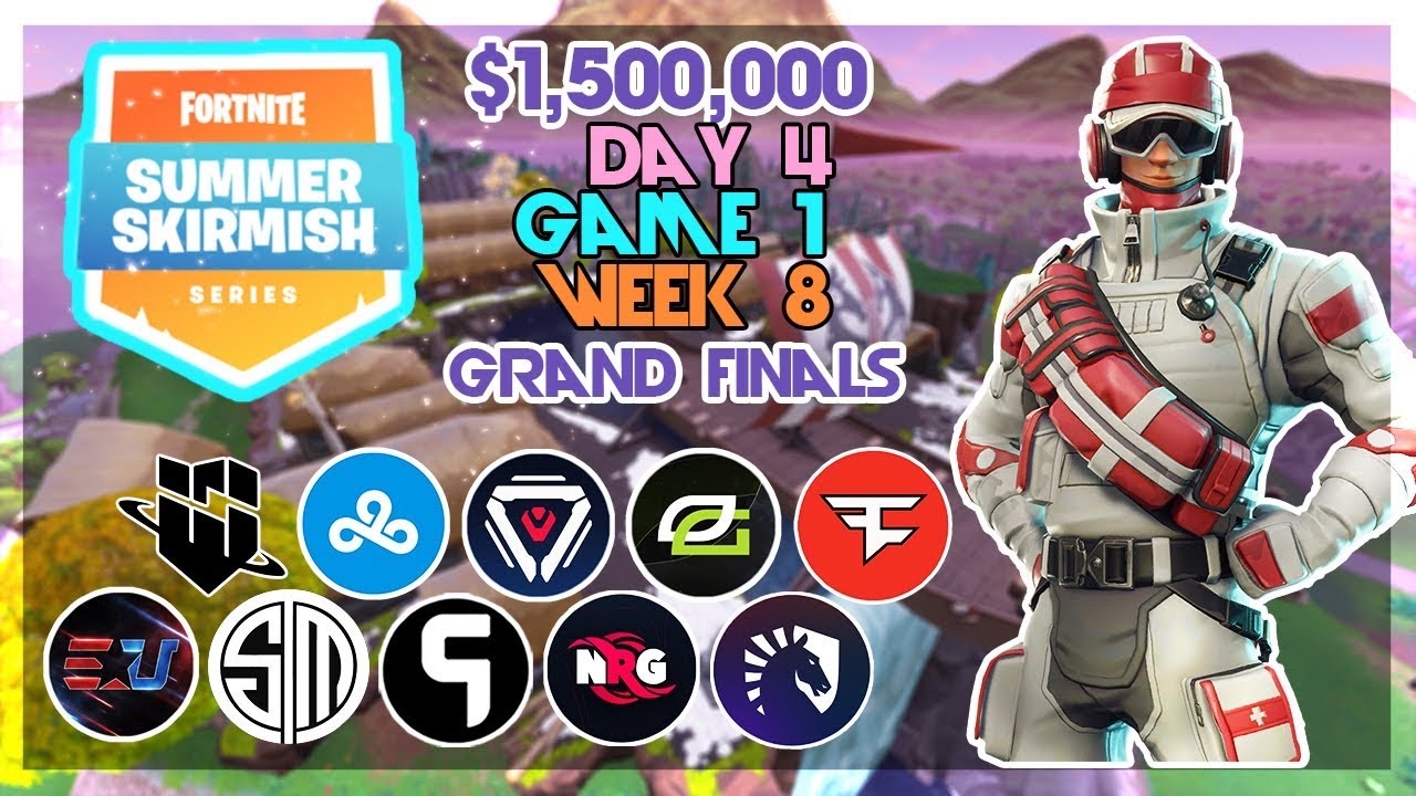 $1,500,000 🥊Grand Final Summer Skirmish🥊 Day 4/Game 1 Feat. Ninja Strafeshot (Fortnite)