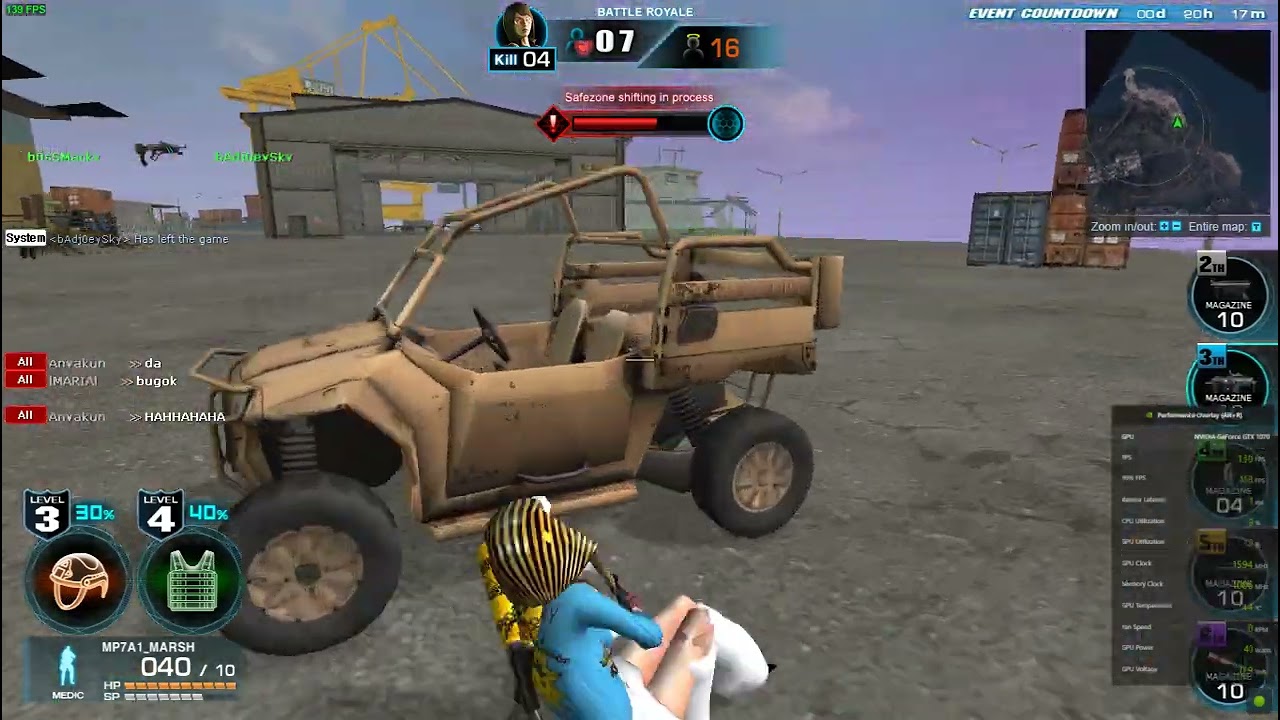War Rock 2023 #89 ( Sea Server Battle Royale 7 kills )
