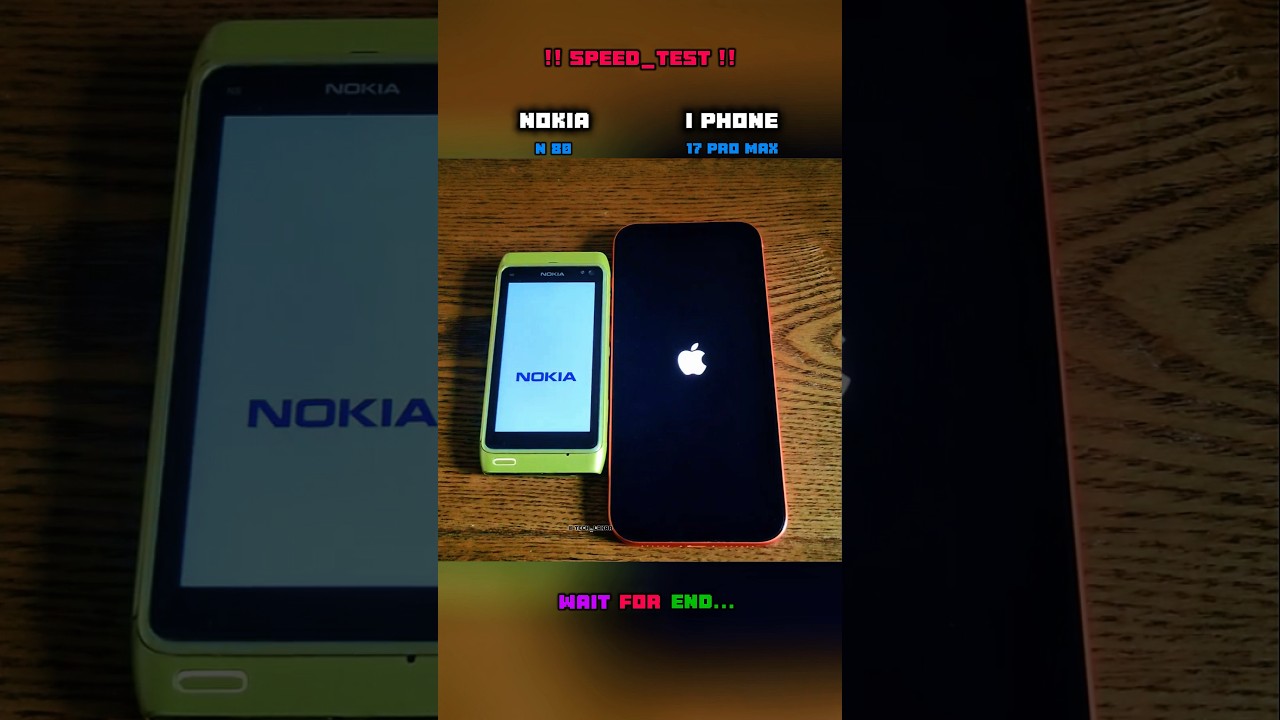 🫠⚡NOKIA N80 vs I PHONE 17 PRO MAX SPEED TEST !! 🔥