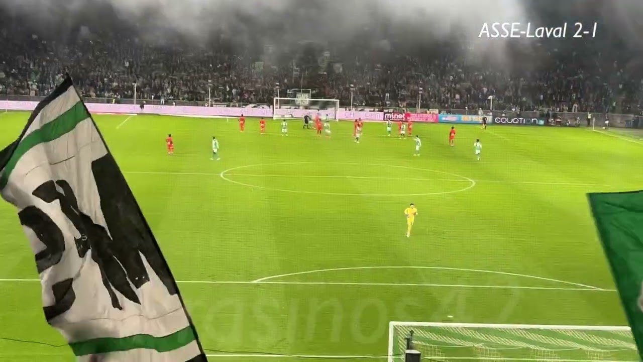 ASSE - Laval 2-1 KOP NORD MAGIC FANS 
