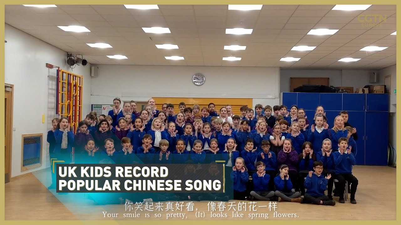 UK kids record popular Chinese song - #WinterParalympics
