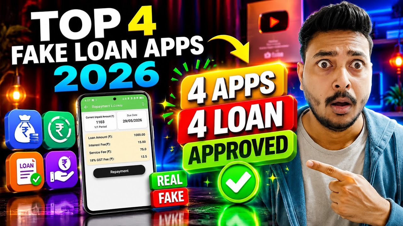 Top 4 Fake Loan Apps List 2026 🚨 | 7 Days Loan App Reality ✅ | Real vs Fake Full Truth