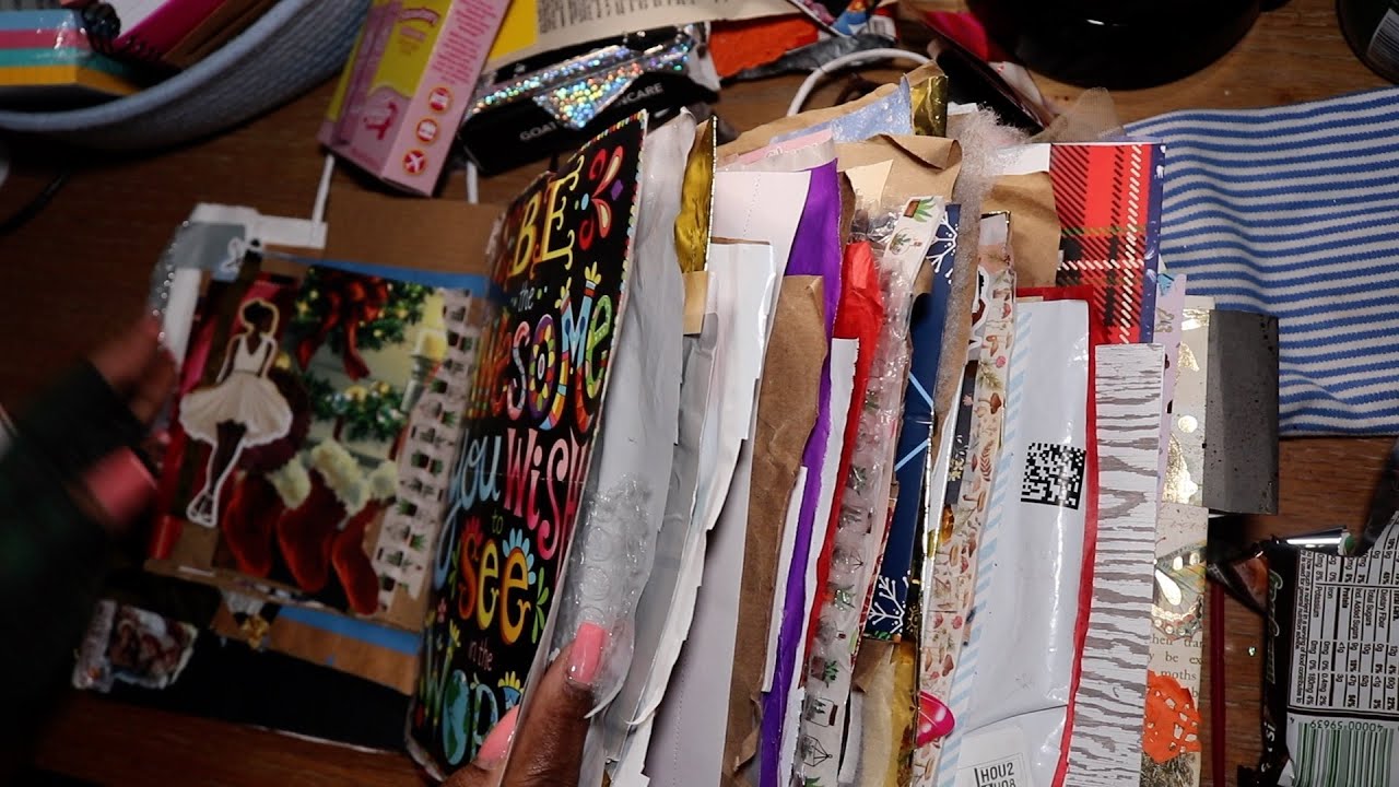 JUNKY JUNK SCRAPBOOKING JOURNALING 21 ASMR CHEWING GUM