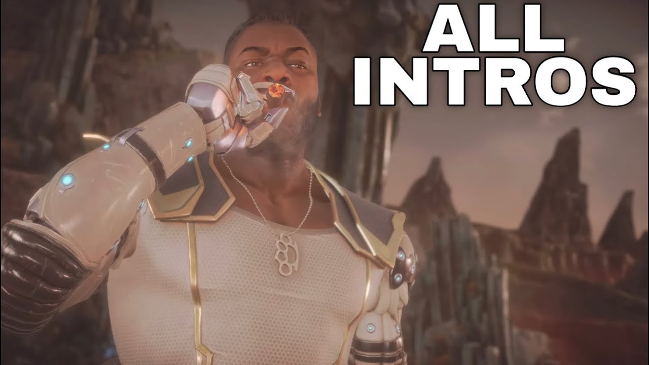 MORTAL KOMBAT 11 Jax All Intro Character Dialogues MK11