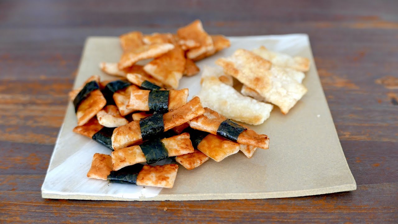 Shoyu Arare Rice Crackers | seaweed okaki | wa's Kitchen