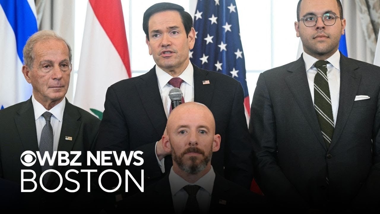 U.S., Israel and Lebanon sign framework agreement designed to bring peace to the Middle East