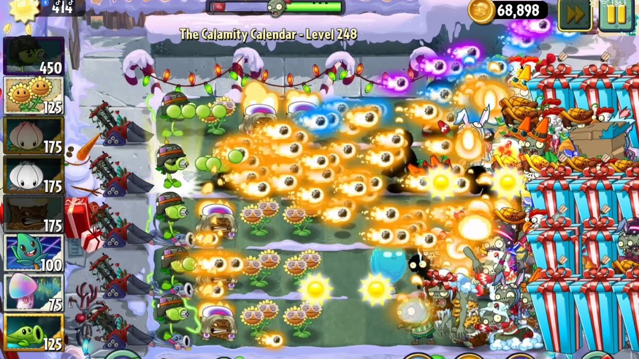 The Calamity Calendar Level 241- 250 | Plants Vs Zombies 2 Reflourished  Endless Zone 