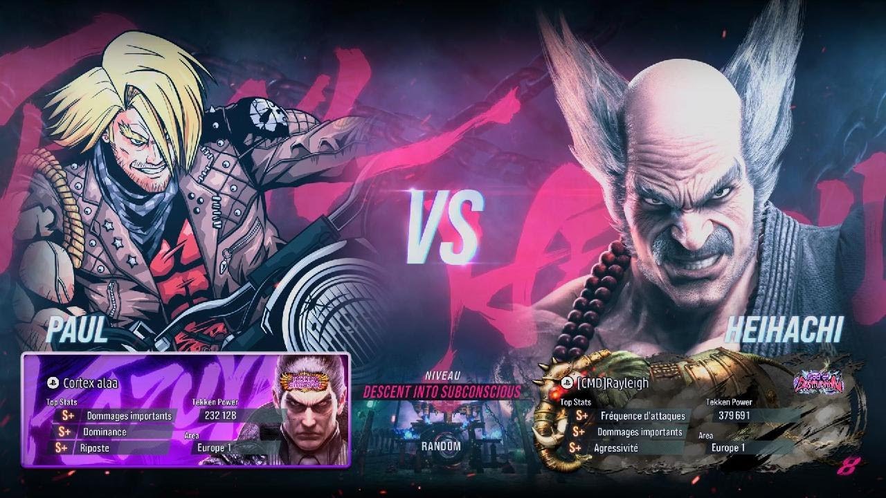 TEKKEN 8 (SEASON2) Cortex alaa (Paul) vs (Heihachi) [CMD]Rayleigh Matches