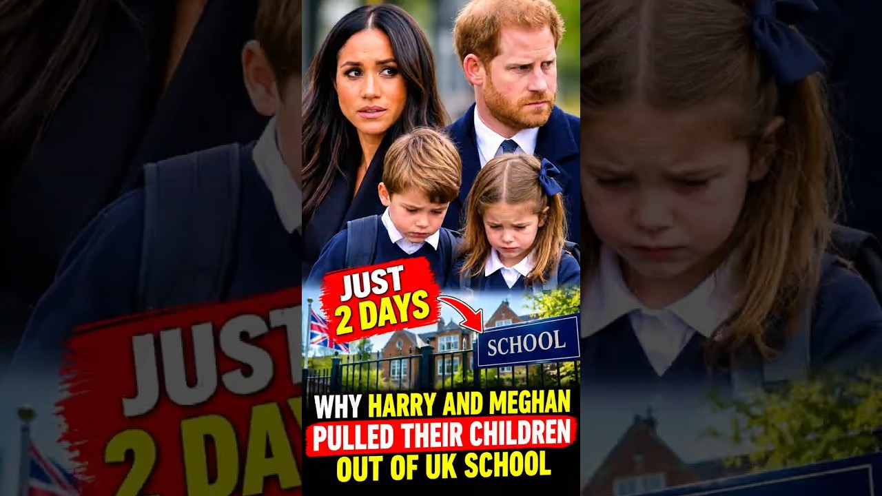 Harry Meghan Pull Children From School! 😱 #PrinceHarry #MeghanMarkle #RoyalFamily