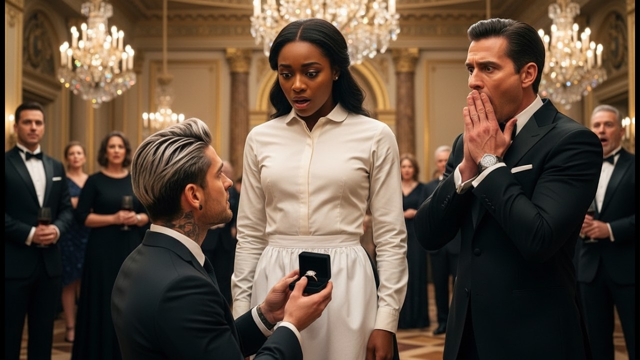 Discarded POOR Nanny Mocked at Elite Gala—Until the World’s Richest Reclusive CEO Drops to One Knee