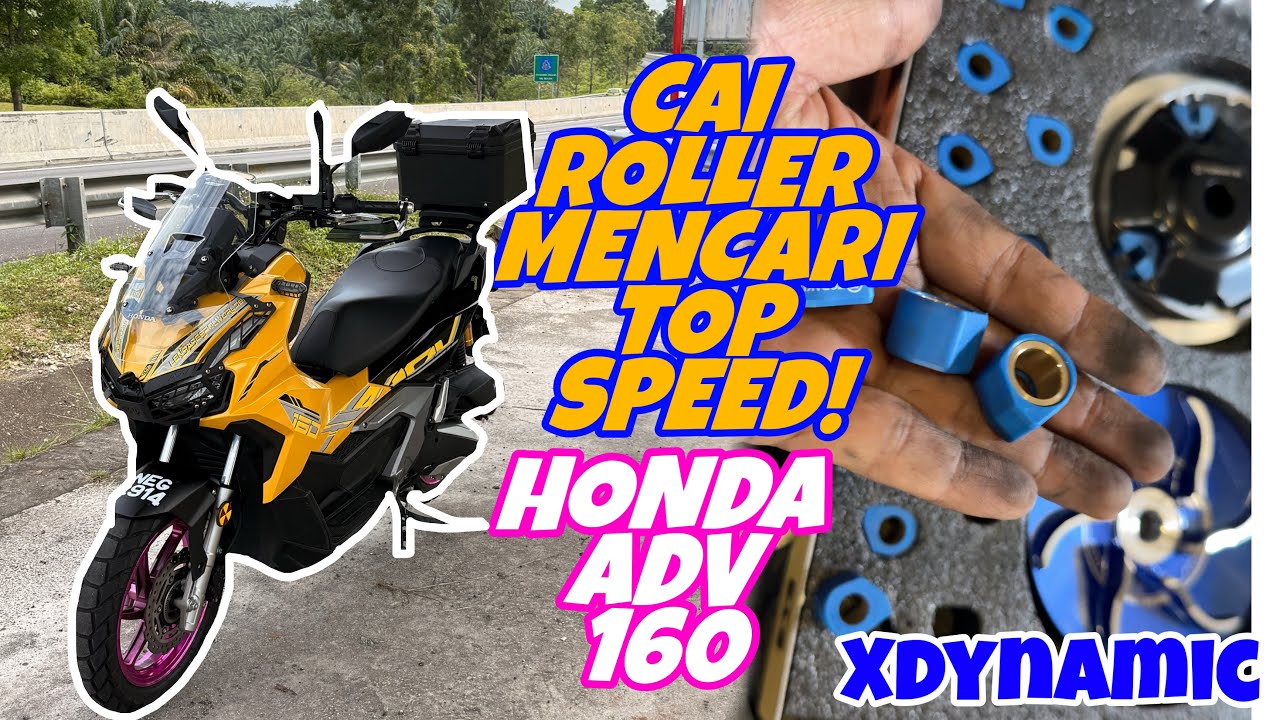 #1054 DAH TIBA MASANYA CAI ROLLER! ADV 160| TOBAKI X-DYNAMIC CVT RACING