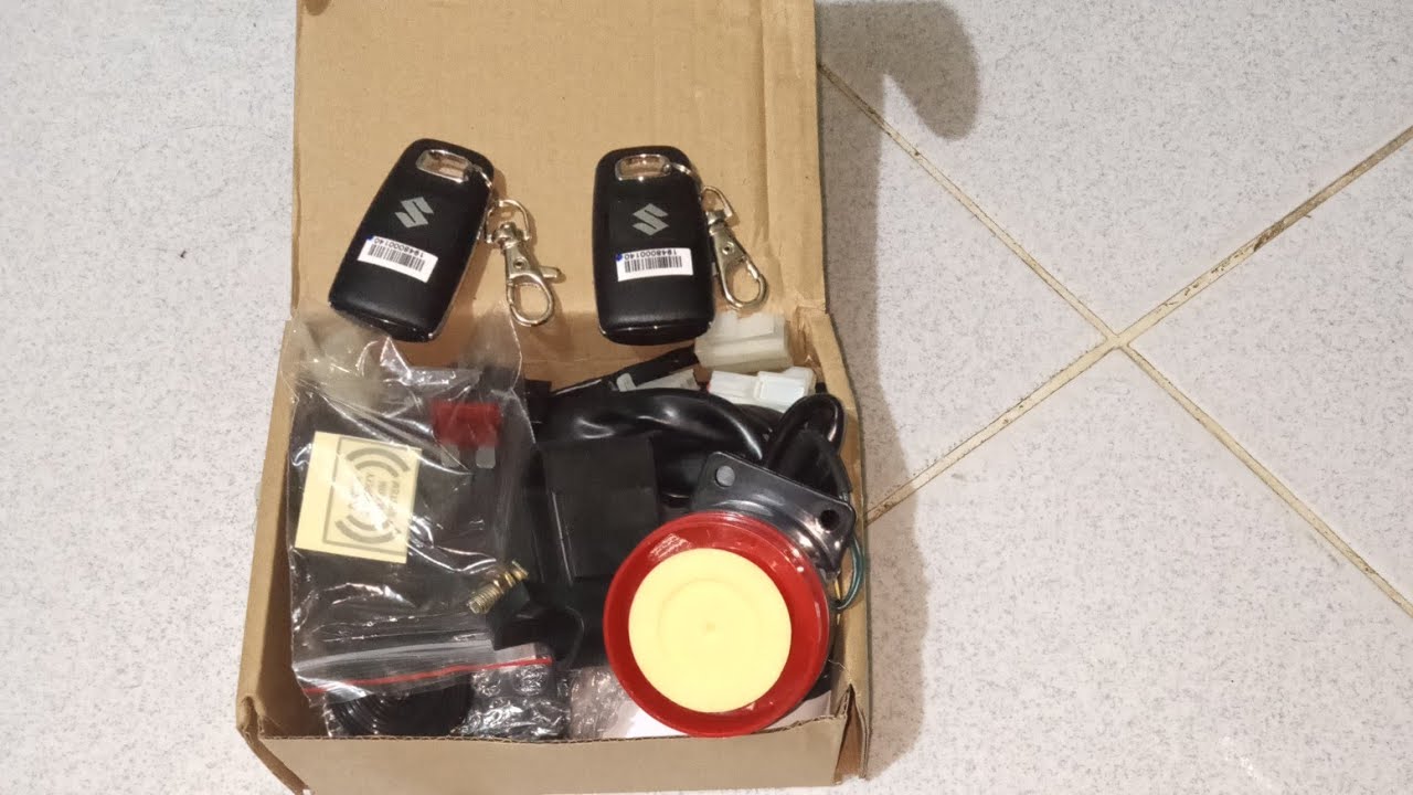 How to install SGP ALARM on Suzuki raider 150 fi