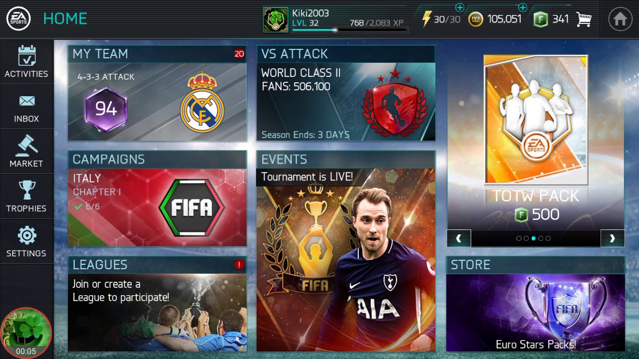 *Pack opening * Minden packből egy 70- es j&aacute;t&eacute;kos? *Lehets&eacute;ges?*  Fifa mobile HUN