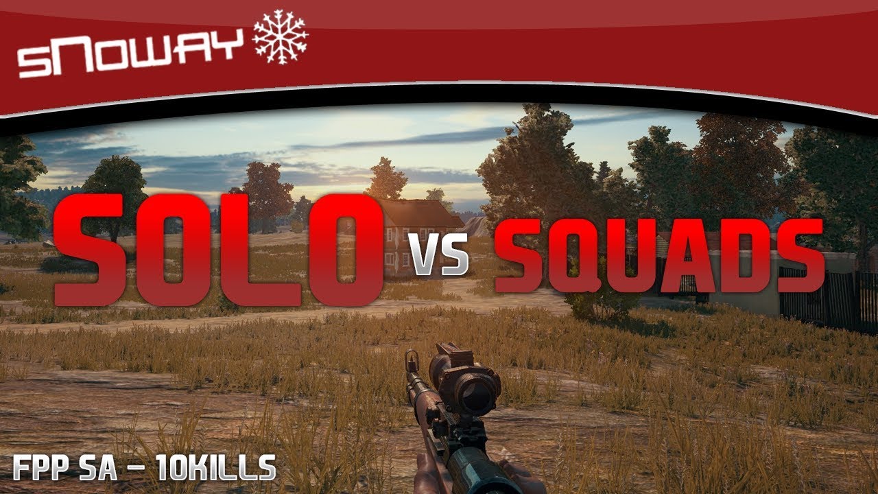 PUBG | Solo vs Squads (FPP SA - 10 Kills)
