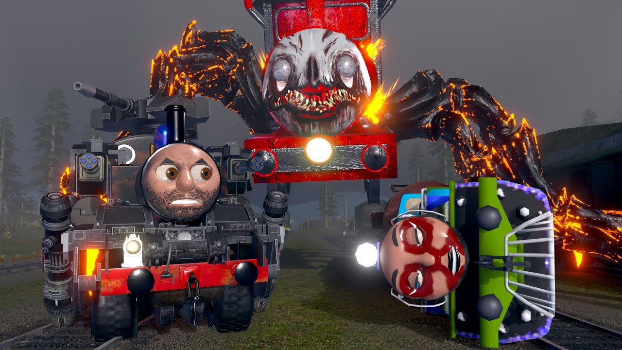 Thomas Rescues His Partner from Choo Choo Charles (Not for Kids)