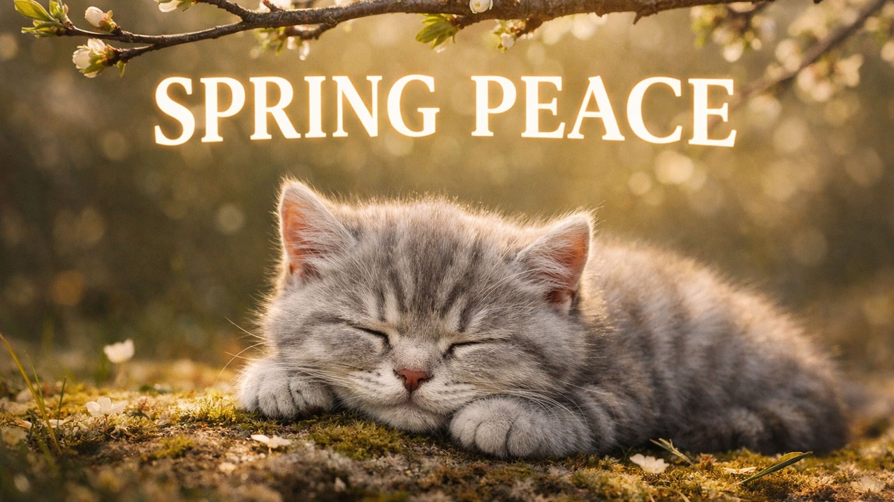 Spring Nature & Relaxing Music 🌿 | 1 Hour Calm Ambience