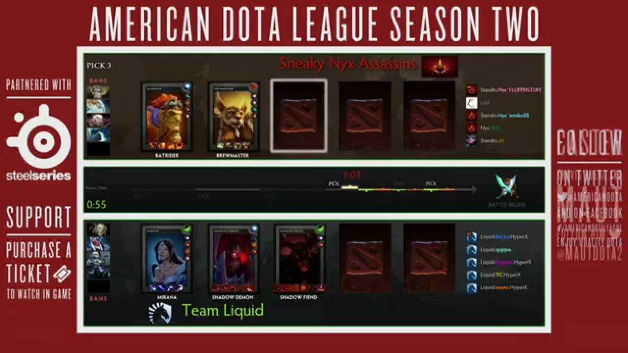 Team Liquid vs. Sneaky Nyx Assassins - Game 2