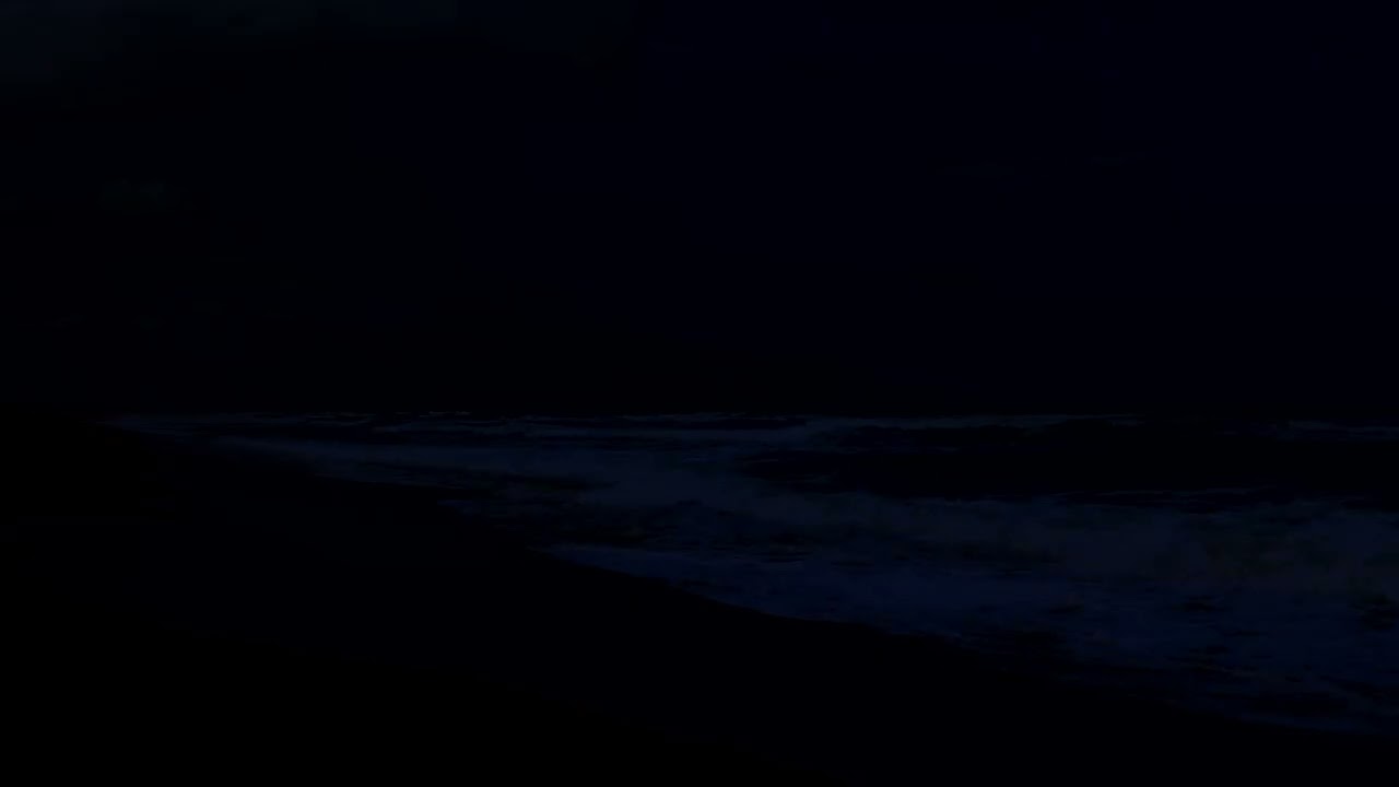 Night Sea Wave Soundscape | Deep Ocean Ambience for Emotional Calm and Healing Sleep