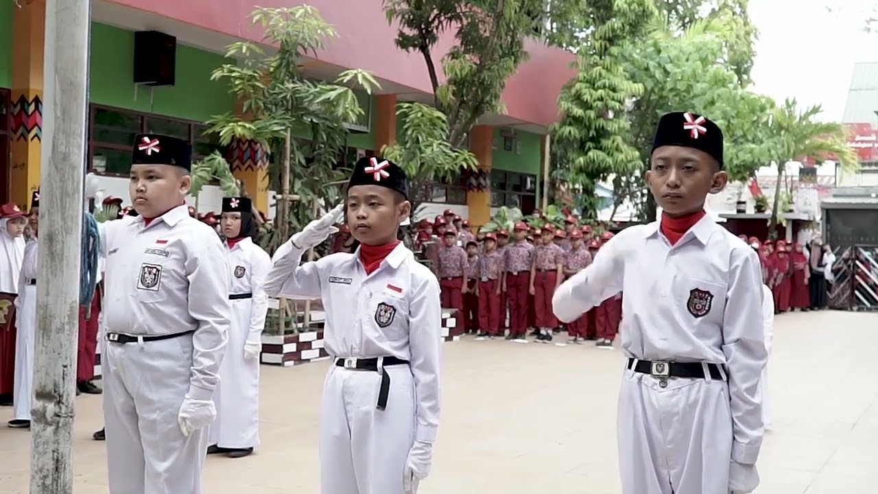 Upacara Peringatan HUT RI ke-77 UPT SPF SD INPRES PERUMNAS ANTANG III