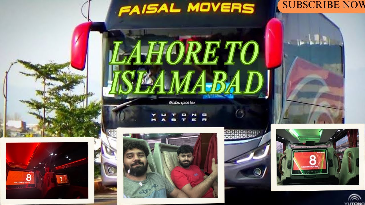 THE MOST LUXURIOUS TRAVEL IN FAISAL MOVERS FIRST CLASS LAHORE TO ISLAMABAD | RANA ABDULLAH VLOG| 217